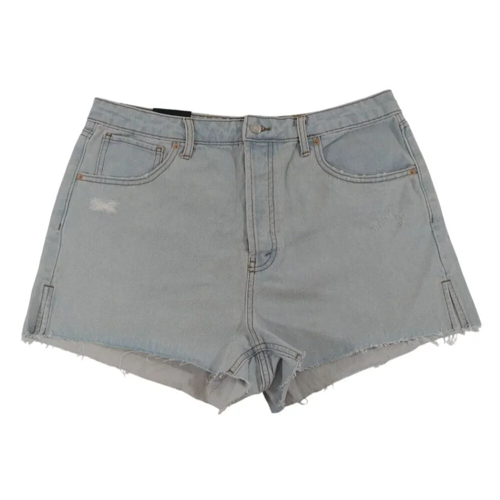Wild Fable Womens Light Wash Denim Shorts Size 14 NWT Casual Summer.